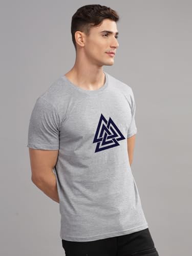 Image of ADRO Men's 100% Cotton Regular Fit T-Shirt