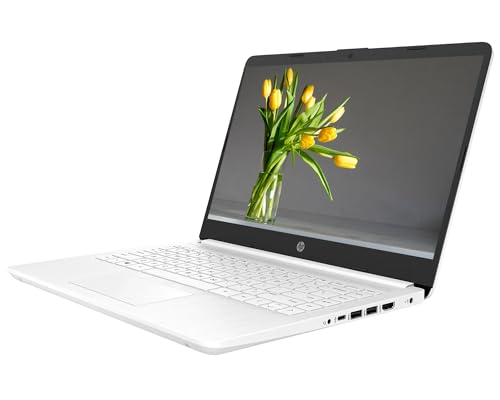 Image of HP Windows 11 Laptop 14 inch HD Screen with Microsoft Office and 1TB Cloud Storage (1-Year)| 16GB RAM|64GB eMMC & 64GB Card| Intel 4-Core CPU| Wi-Fi| Bluetooth| Ultra Light| White| RK Bundle