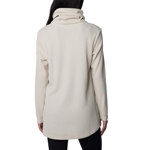 Columbia Womens Holly Hideaway Waffle Cowl Neck Pullover, Dark Stone, Medium2