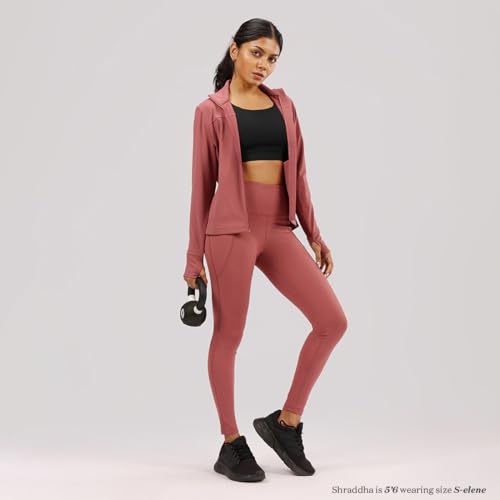 Image of BlissClub Women The Ultimate Leggings | High-Waist | Ankle Length | 4 Pockets | Squat-Proof | Activewear | Tall (for Women Above 5'5)