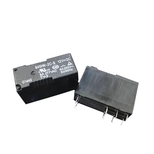Relais 12 V 845HN-2C-S pour résoudre les pannes de commutation de carte 8 A