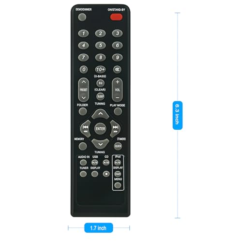 Télécommande GA293AWSA de rechange pour réparer votre Sharp GX-M10