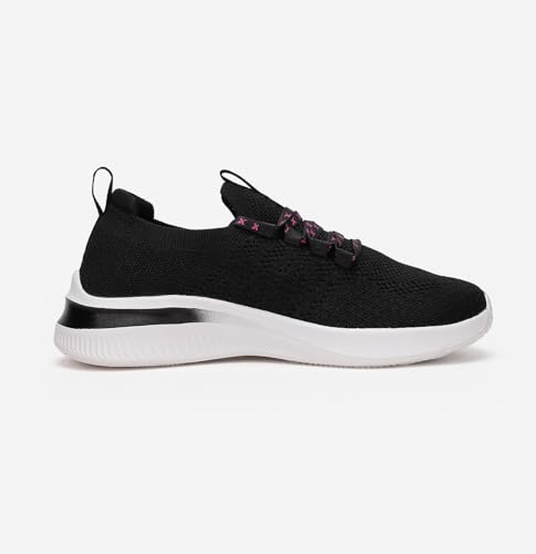 Image of XTEP Sports Running Lightweight Casual Shoes for Women Lace Up Walking Breathable Soft Athletic Sneakers