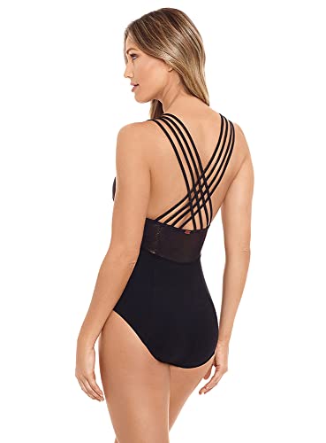 Women's Swimwear Horizon V-Neckline Soft Cup Strappy Back One Piece Swimsuit4
