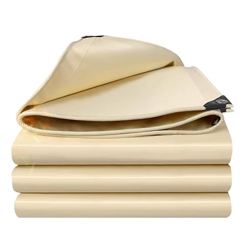 Bâche de protection beige anti-déchirure imperméable pour abri extérieur - 2
