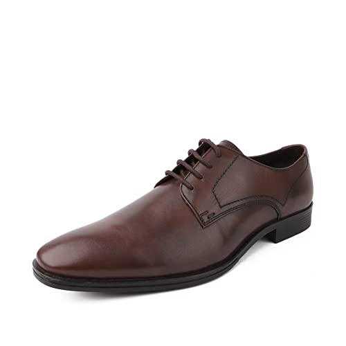 DIVCHI Men's Formal Shoes Lace Up Leather Footwear For Men