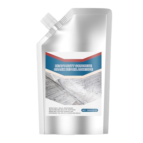 Relleno De Grietas De Concreto: Sellador De Cemento Impermeable, Impermeable Para Entradas, Aceras, Patios Y Pisos De Garaje, Reparación Interior Y Exterior