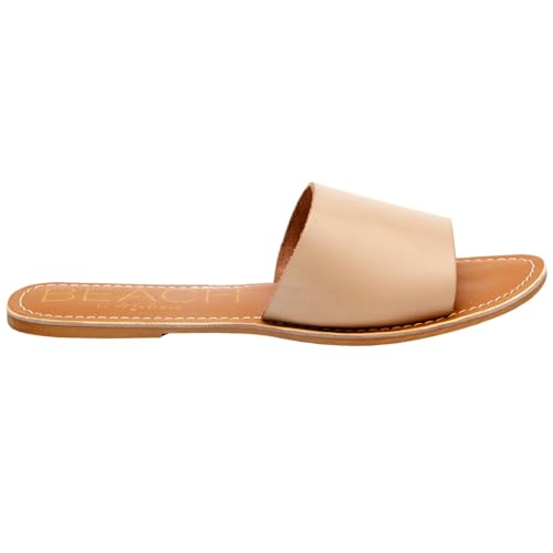 BEACH by Matisse Womens Cabana Slide Casual Sandals Casual - Beige