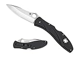 Spyderco Centofante Folder 3.1 in Plain Black FRN Handle