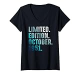 Photo Gallery donna edizione limitata ottobre 1951 retro vintage 1951 maglietta con collo a v Photo Gallery donna edizione limitata ottobre 1951 retro vintage 1951 maglietta con collo a v
