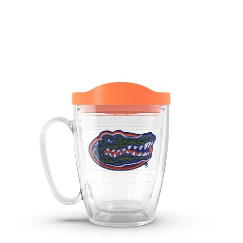 Tervis Made in USA Double Walled University of Florida Gators Insulated Tumbler Cup Keeps Drinks Cold & Hot, 16oz, Gator