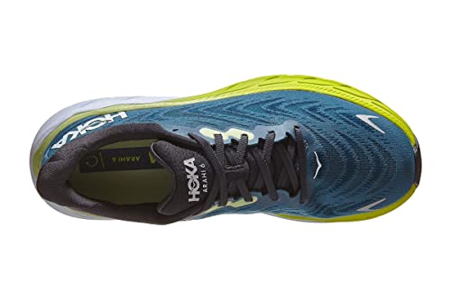 Hoka ONE ONE Men's Running Shoes, Blue Graphite Blue Coral, 13