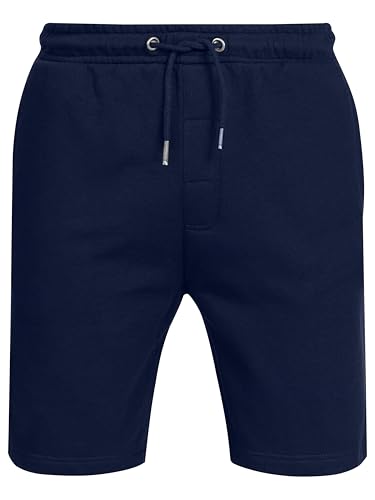 Love My Fashions Men's Shorts tarley Fleece Jogging Sweat Shorts with Pockets Jogger Shorts Men Drawstring Comfy Jersey Shorts for Men UK Navy