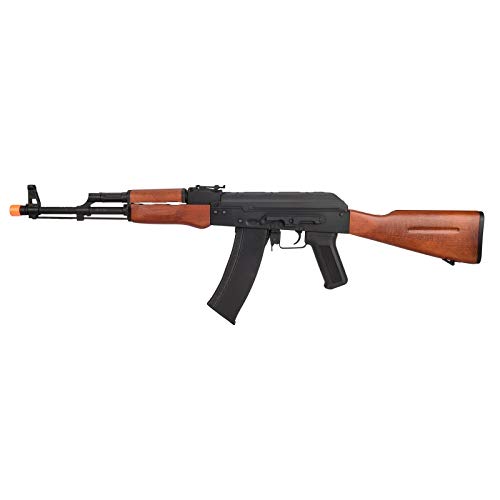 Lancer Tactical AK-74N Series AEG Full Metal Airsoft Rifle Real Wood Furniture ETU MOSFET