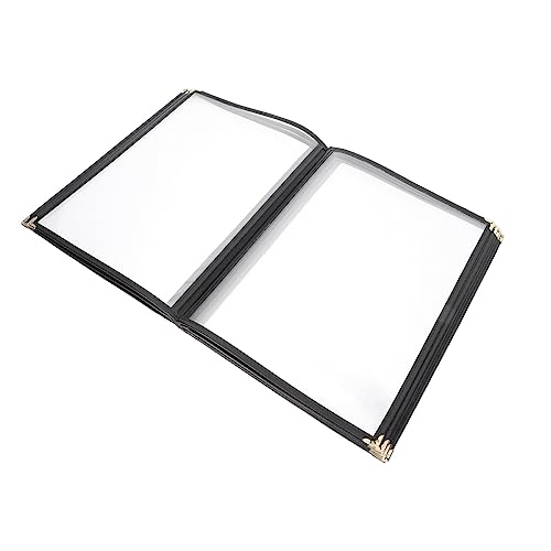 Recipe Book PVC Menu Cover Menu Folder Menu Protective Cover Menu Protector Menu Cover Book Portable Menu Cover Restaurant Accessory A4 Menu Cover Portable Manu Protector