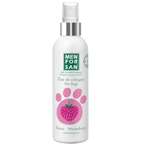Agua de Colonia Fresa para Perros - Fragancia Natural y pH Neutro...