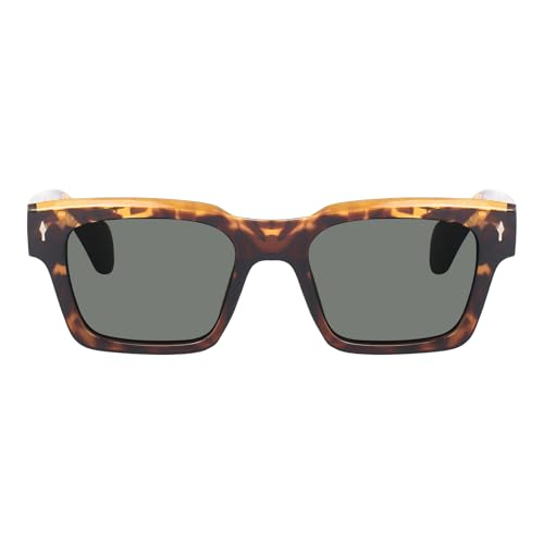 Image of Peter Jones I Zero Power Blue Cut Computer Glasses I Retro Square Shape I Gaming Glasses I UV Protected & Blocks Harmful Rays I Men & Women I Large Square 3804