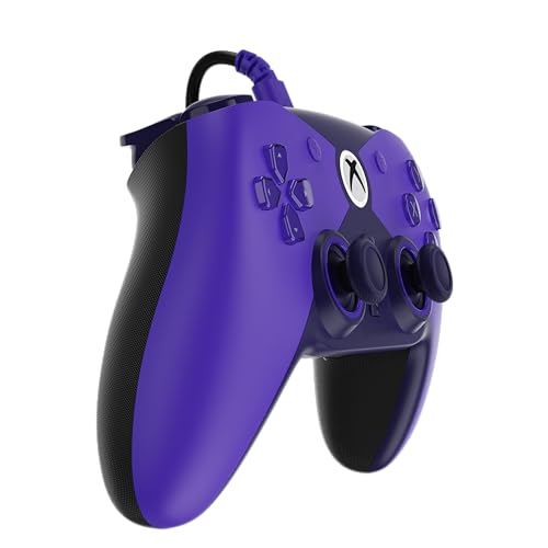 Image of Hyperkin The Competitor Wired Controller for XBOX Series X|S, XBOX One & PC with Hall Effect Joysticks & Impulse Triggers; Symmetrical Layout & Precision D-Pad - Officially Licensed XBOX - Murasaki (Purple)