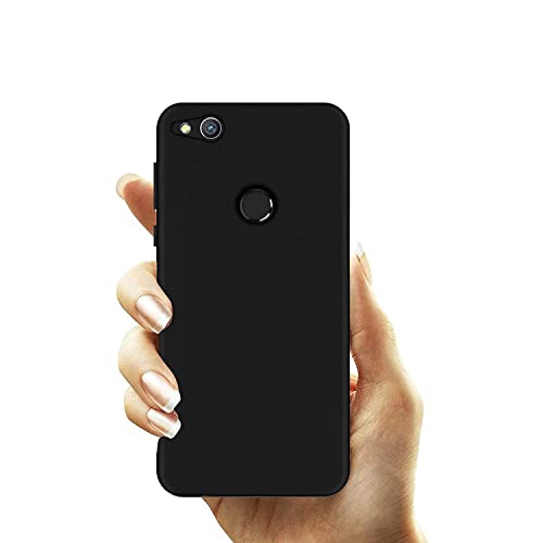 Image of Mobile Back Cover Case for Honor 8 Lite (Silicone Case|CameraProtection|Black SC1510)