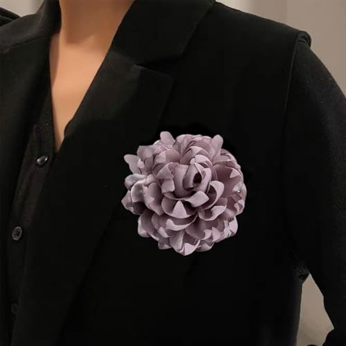 Broche de flor para ropa y cabello que no daña los tejidos delicados 7