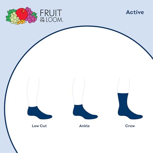 Fruit of the Loom Boys' Everyday Active Low Cut Socks (12 Pack)4