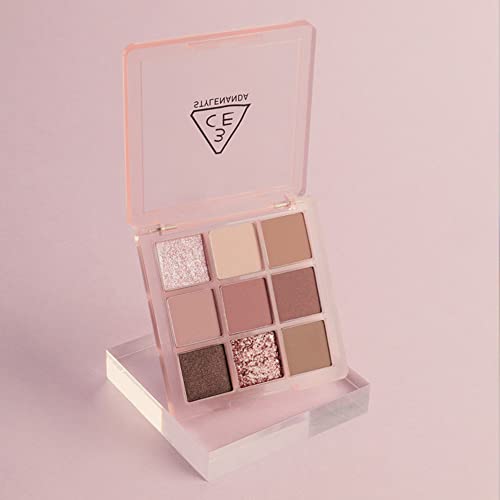 3Ce Multi Eye Color Palette #Some Def With Eyeshadow Brushes 4Ea, 1 Count (Pack Of 1) #TOP3