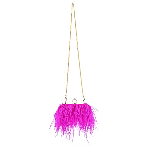 Sac à bandoulière en peluche et pochette de soirée luxe
