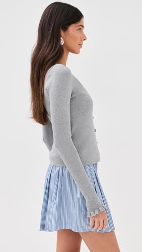 LE BOP Women's Ribbed Cardigan4