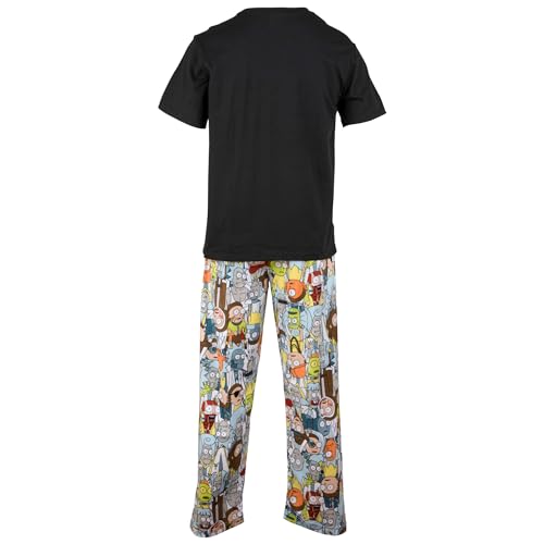 Rick and Morty All The Ricks Sleep T-Shirt and Pant Set2
