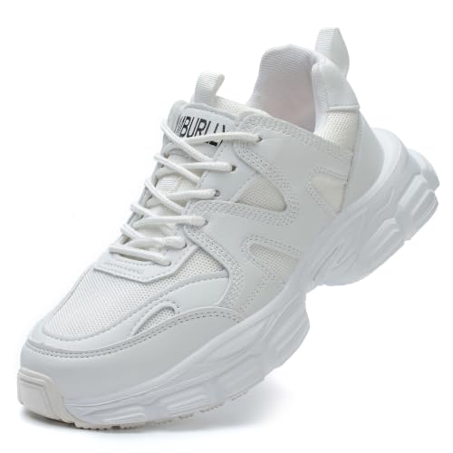 Image of Breathable Steel Toe Sneakers for Women Lightweight Puncture Proof Work Shoes Non Slip Safety Tennis Shoes Comfortable for Construction Industrial Warehouse