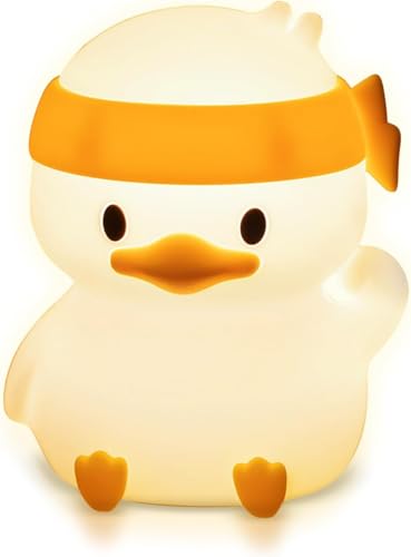 Image of KRESHU Portable Baby Silicone Night Light Lamp | Rechargeable Kids Lamp BPA-Free Colour Changing Night Desk Lamp | Touch Control Silicone Lamps Birthday Gifts (Pack of 1)