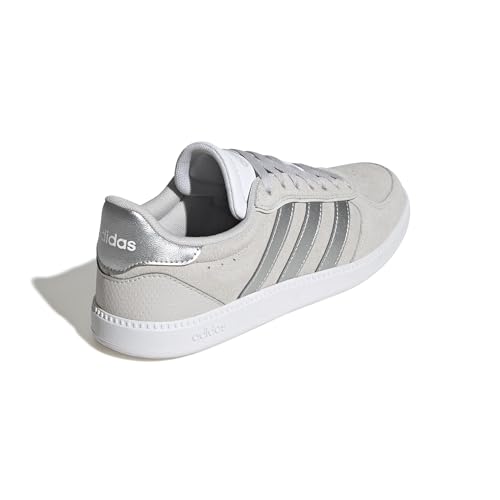Image of adidas Womens Breaknet Sleek Sneakers Shoes Casual - Brown