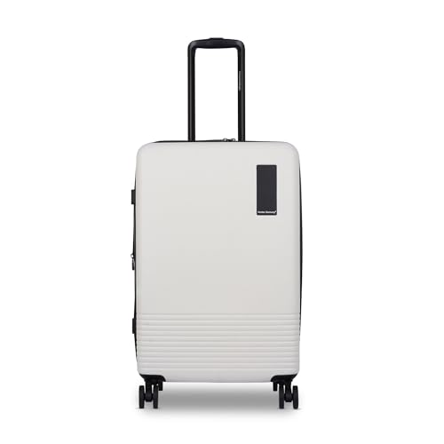 Image of VENTEX Hard Luggage Trolley Bag (Egg White, Set of 2 (20-Inch + 28-Inch))