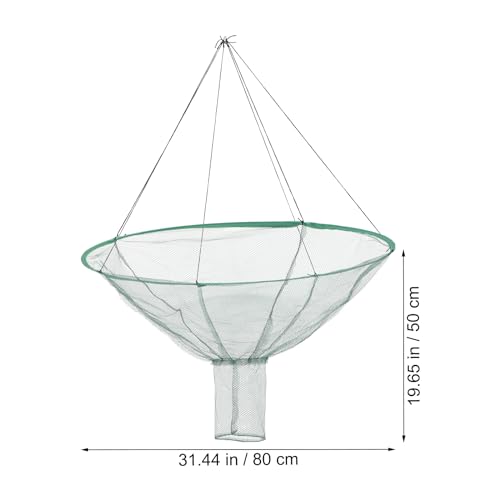 BESPORTBLE Rete da pesca pieghevole in rete per