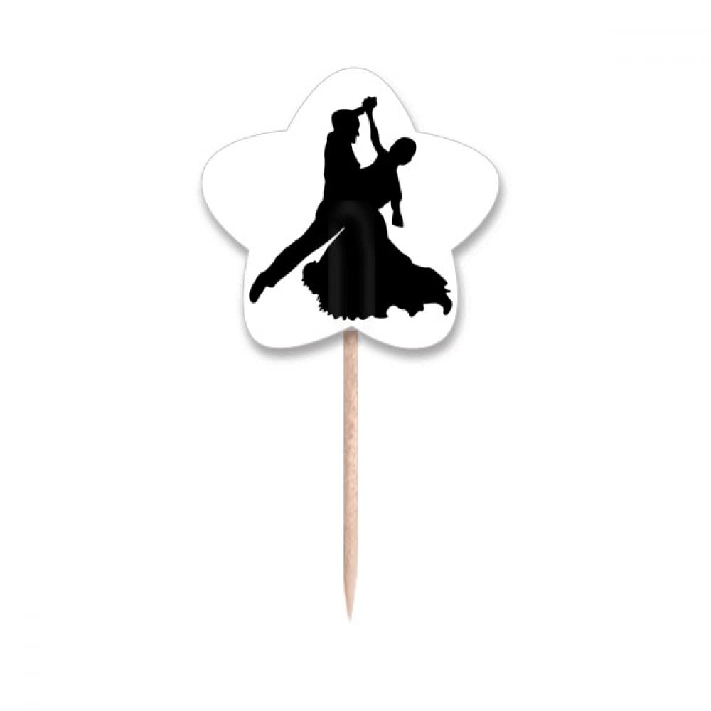 Cupcake picks Dancer Sports cure-dents drapeaux étoiles pour décoration gâteau
