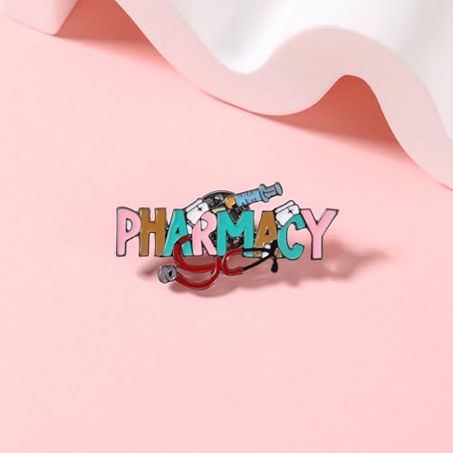 Image of Doctor Nurse Cartoon Pin,Medical Enamel Brooch Jewelry for Nursing Student Backpack Lapel Badge Gifts