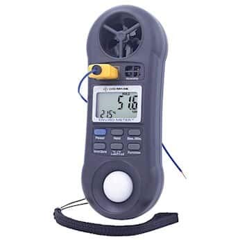 Digi-Sense Medidor ambiental; velocidad del viento, humedad, temperatura y medidor de luz Cover