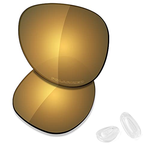 Image of SAUCER Premium Replacement Lenses & Nosepads for Oakley Elmont L OO4119 60mm Sunglasses