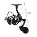 predolo Fishing Reels with Line Fishing Spool 5.2:1 ZP 500/800 Series Lightweight Summer Fishing Mini Metal Portable 13BB Left Right Interchangeable, ZP800