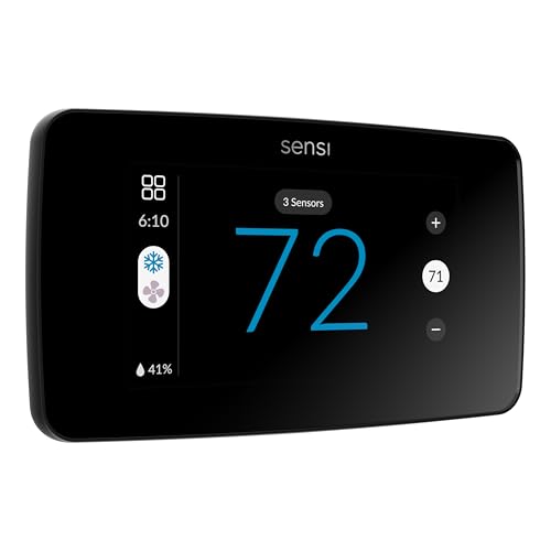Sensi Touch 2 Smart Thermostat with Touchscreen Color Display, 100 Years of Expertise, Programmable, Wi-Fi, Data Privacy, Easy DIY, Works with Alexa, Energy Star Certified, ST76, C-Wire Required - Image 5