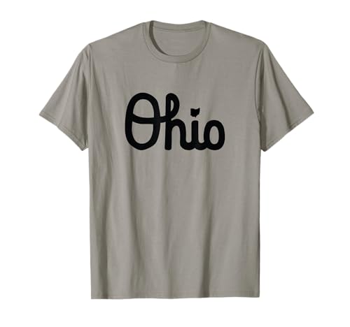 Vintage Script Ohio Dots The I T-Shirt