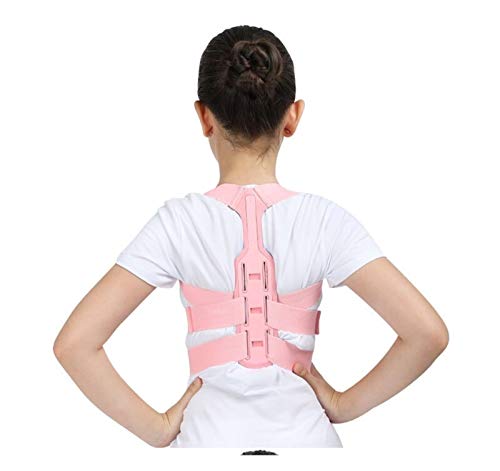 Correcteur de posture pour enfants ceinture de soutien dorsale réglable bleue corset dos M