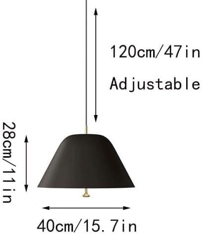 Lampes suspendues minimalistes chambre restaurant lustre rond réglable LE - 7