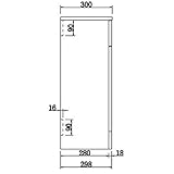 Affine® 1165mm Toilet Vanity Unit Reversible Combination Bathroom Suite Furniture Set, Freestanding Drawer Cabinet, Wash Basin Sink, WC Pan, Seat & Concealed Cistern, Matt Black - Image 5