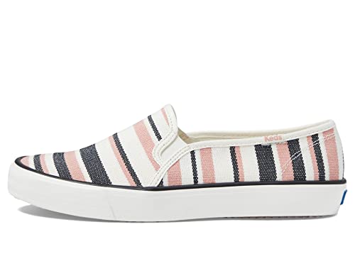 Image of Keds Womens Double Decker Canvas Slip On Sneakers Shoes Casual - Black