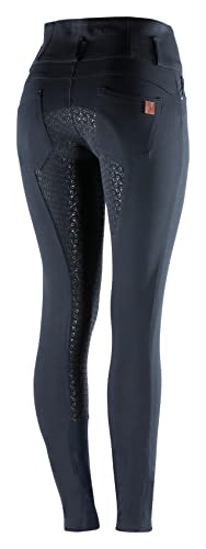 Horze 36091-VDB-38 Women'S Tara Full Seat Silicone Grip Breeches cover