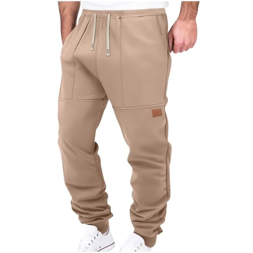 Men Cargo Pant 2025 High Elastic Drawstring Pants Trendy Casual Ankle Cinching Trouser Outdoors Sweatpant with Pocket