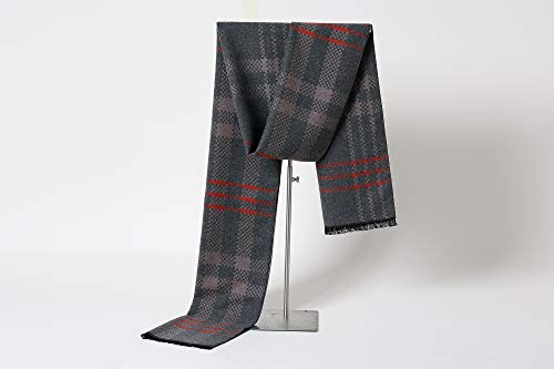 Eagool Thick Cashmere Scarf For Men Gift Idea Extremely Warm Super Soft Wool Scarf For Winter Autumn And Spring - Image 4