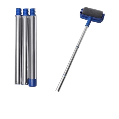 Rodillo de Pintura Recargable con Almacenamiento Incorporado, Pared plástico Duradera, diseño Recarga fácil for Pintar(2pc)