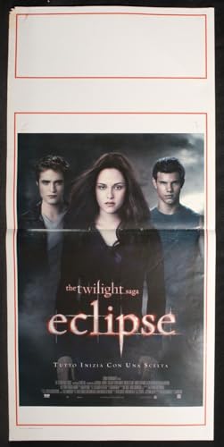  THE TWILIGHT SAGA ECLIPSE - Slade - Stewart, Pattinson -LOCANDINA ORIGINALE 2010